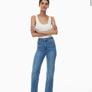 Denim Forum: The ‘90s Naomi - Super Hi-Rise Stovepipe Straight Jean